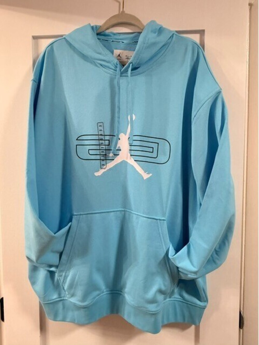 Jordan Dri-Fit Mens XXL Pullover Hoodie Blue Jumpman 23 HQ8994-497 NWT